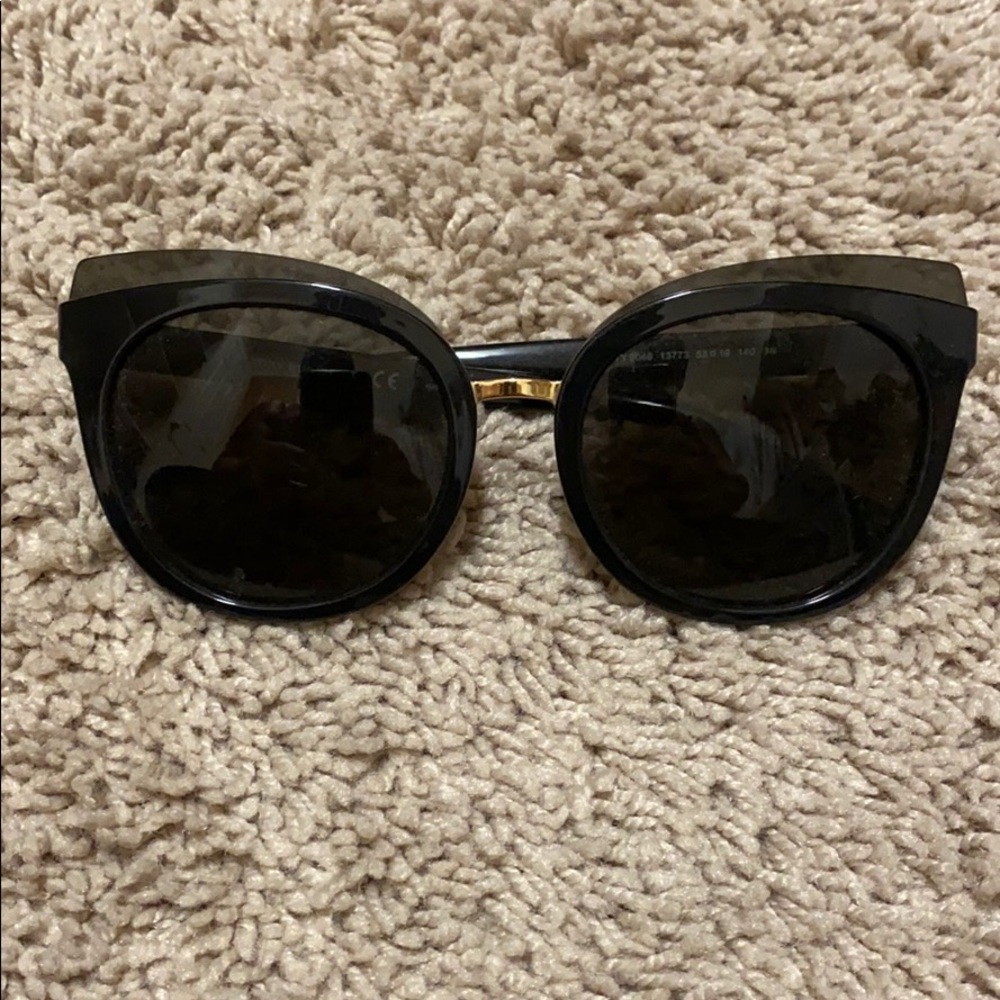 Tory Burch Black Cateye Sunglasses